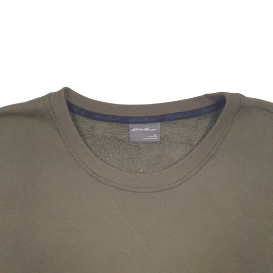 Mens Khaki Eddie Bauer Crewneck Jumper
