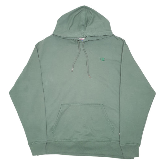 Mens Green Champion Hoodie Jumper