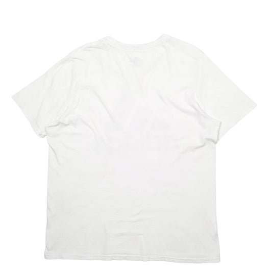 Mens White Adidas Spellout Short Sleeve T Shirt