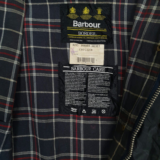 Mens Black Barbour Border A205 Coat
