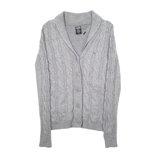 Womens Grey Tommy Hilfiger Full Zip Jumper