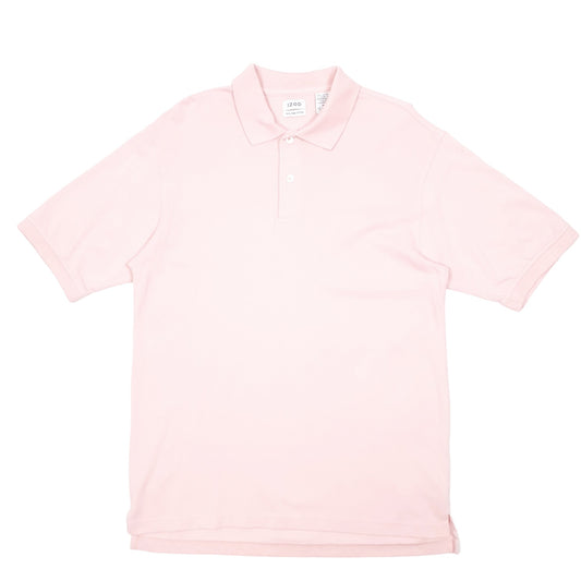 Mens Pink Izod Pima Short Sleeve Polo Shirt