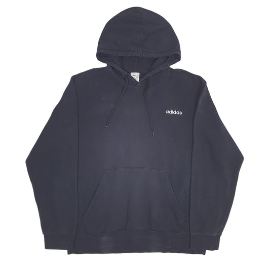 Mens Black Adidas Hoodie Jumper