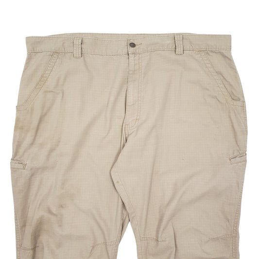 Mens Beige Dickies Rip-Stop Chino Trousers