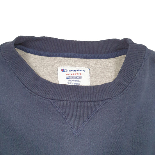 Mens Navy Champion Crewneck Jumper