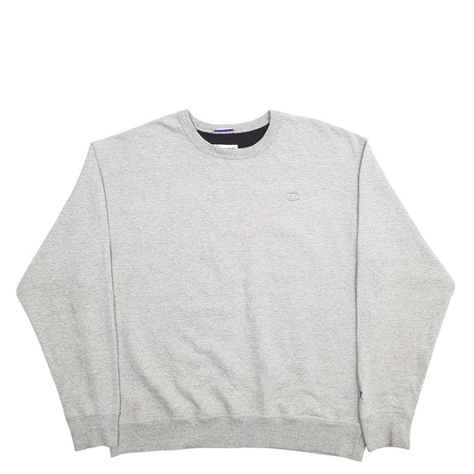 Mens Grey Champion Crewneck Jumper