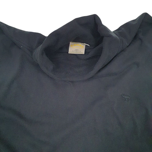 Mens Black Camel Lightweight Crewneck Jumper