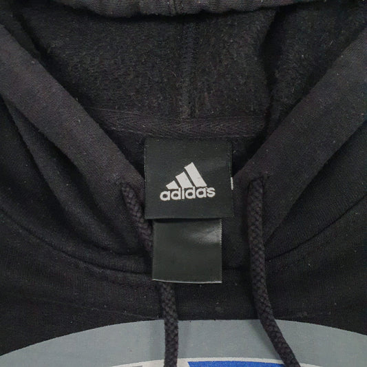 Mens Black Adidas Impact Montreal Hoodie Jumper