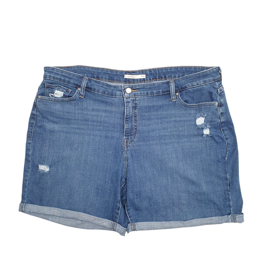 Mens Blue Levis Denim Shorts