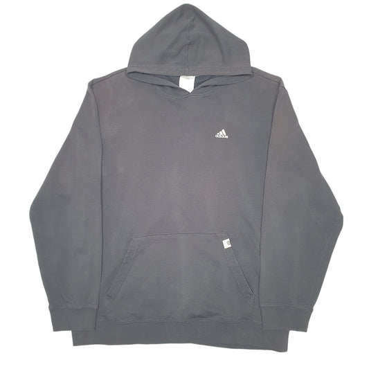 Mens Black Adidas Hoodie Jumper