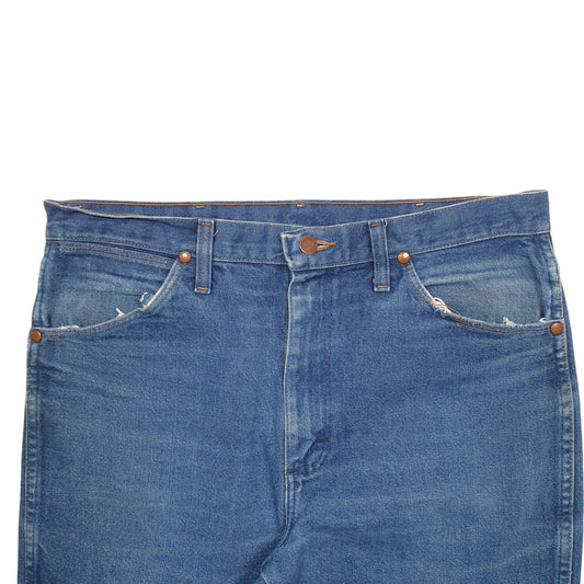 Mens Blue Wrangler Regular JeansW33 L30