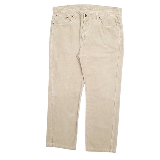 Mens Beige Levis Corduroy Trousers