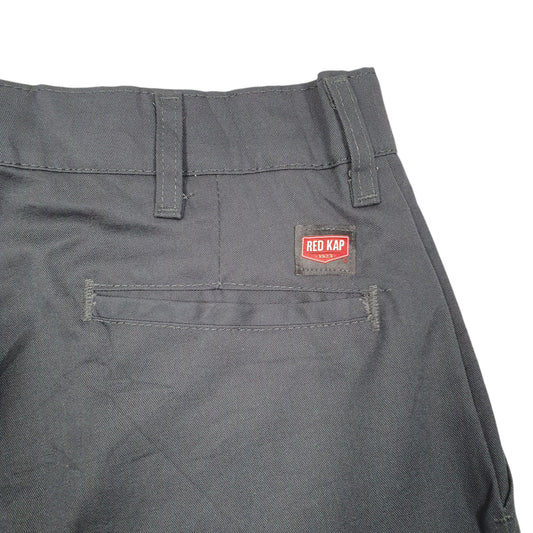 Mens Grey Red Kap Workwear USA Chino Shorts