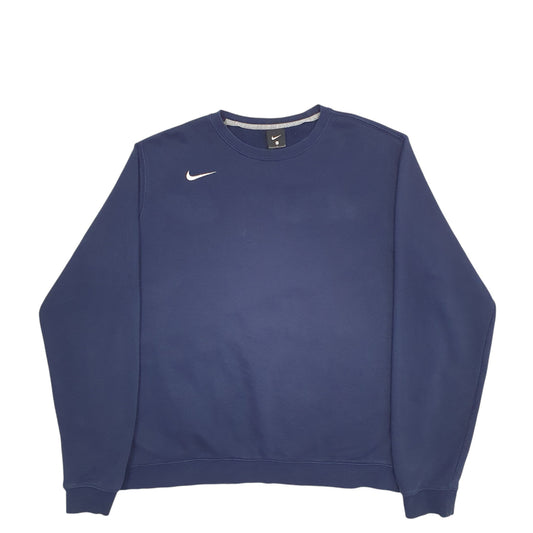 Mens Navy Nike Crewneck Jumper