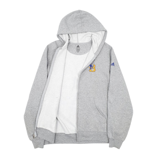 Mens Grey Adidas Full Zip Jumper