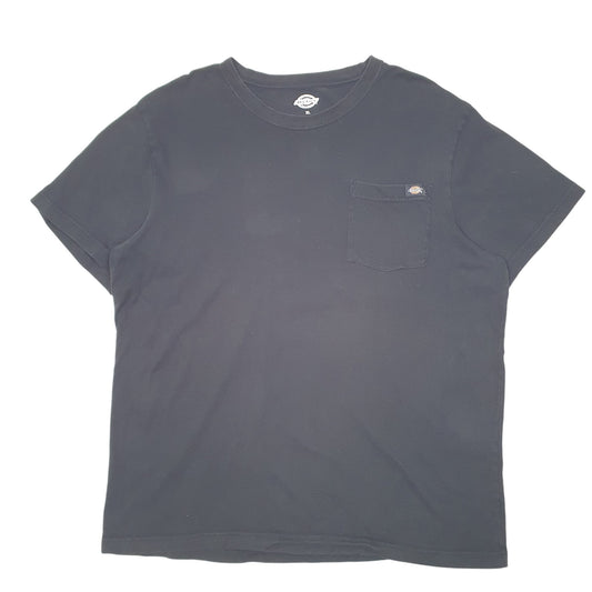 Mens Black Dickies Pocket Workwear Short Sleeve T Shirt