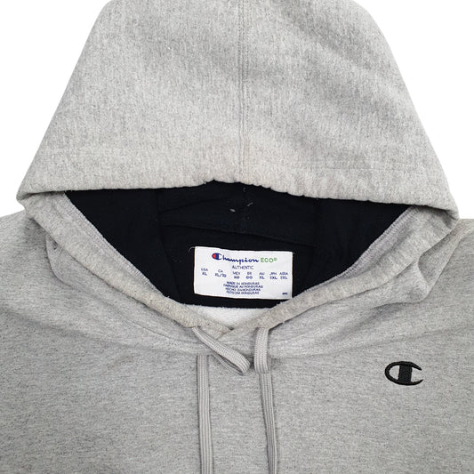 Mens Grey Champion Hoodie Jumper