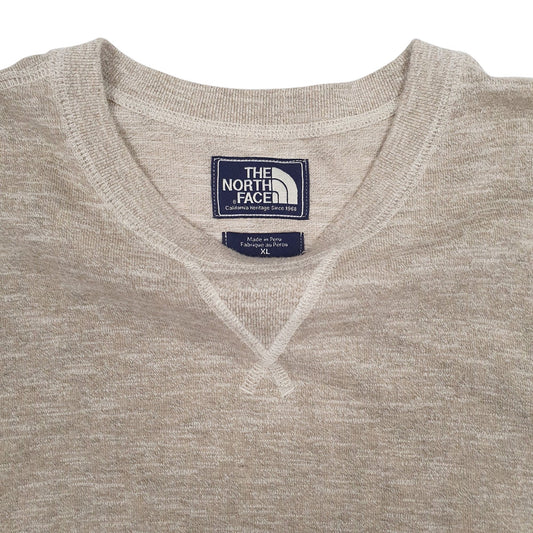 Mens Grey The North Face Heritage Crewneck Jumper