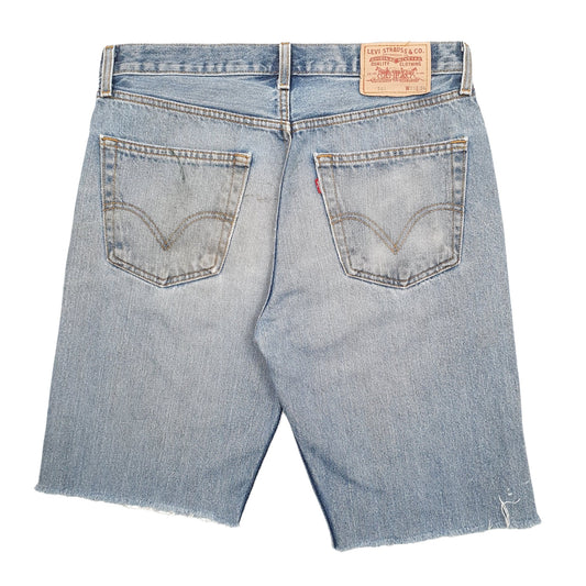 Mens Blue Levis Denim Shorts