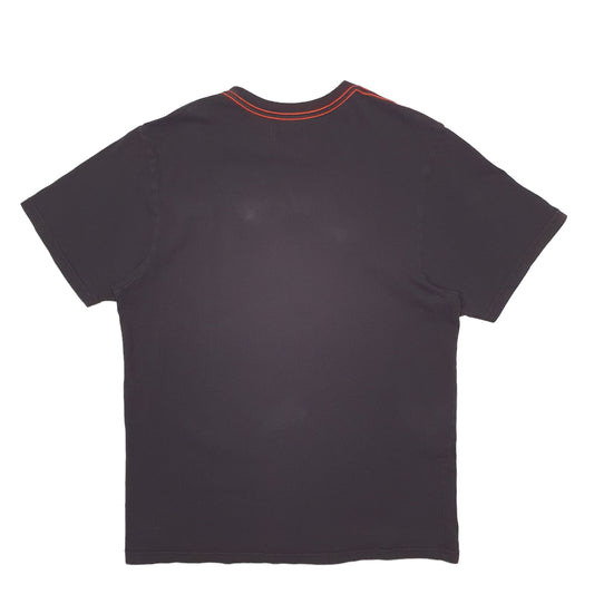 Mens Black Adidas Spellout Short Sleeve T Shirt