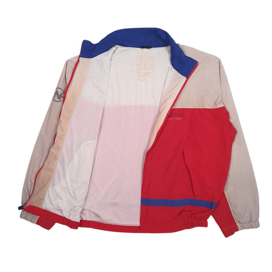Mens Red Nautica Vintage Competition Coat