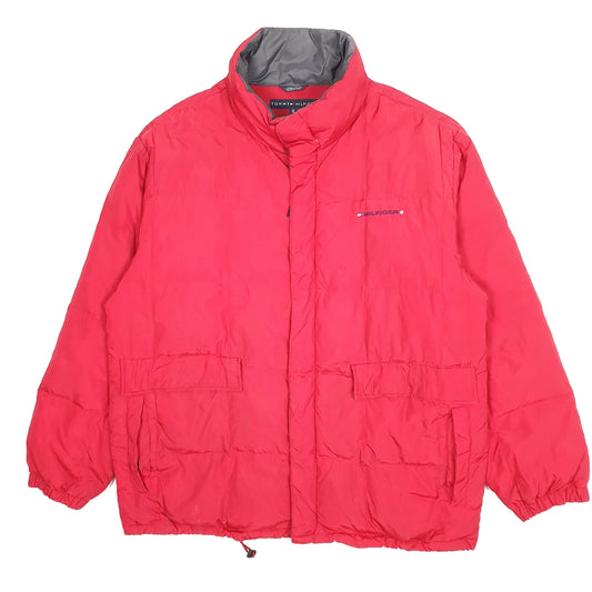Mens Red Tommy Hilfiger Coat