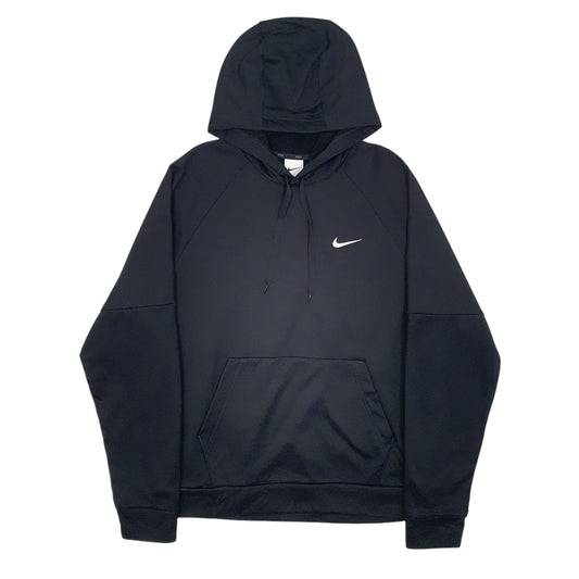 Mens Black Nike Therma-Fit Hoodie Jumper