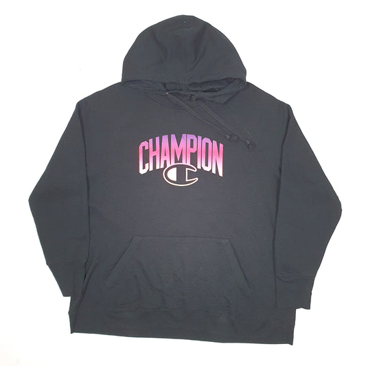 Womens Black Champion Hoodie Jumper