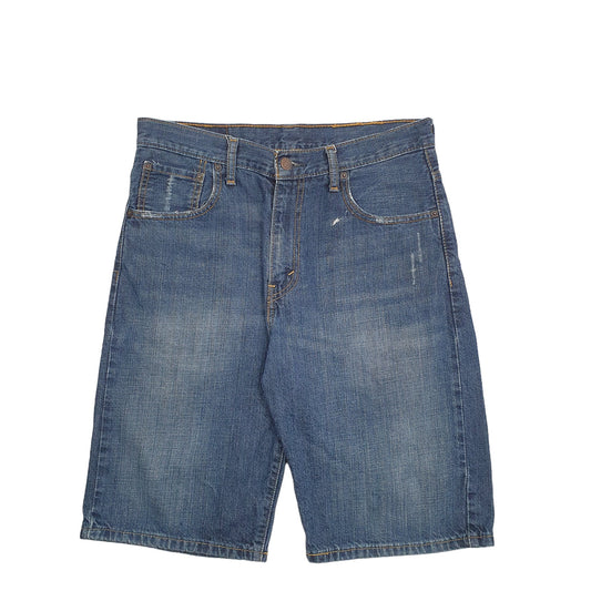 Mens Blue Levis Denim Jeans Jorts Denim Shorts