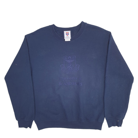 Mens Navy Gildan University Of St Andrews Crewneck Jumper