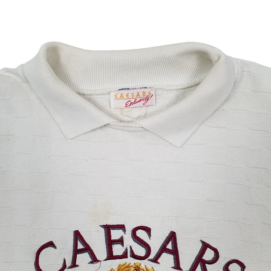 Mens White Caesars Vintage 1990s Crewneck Jumper