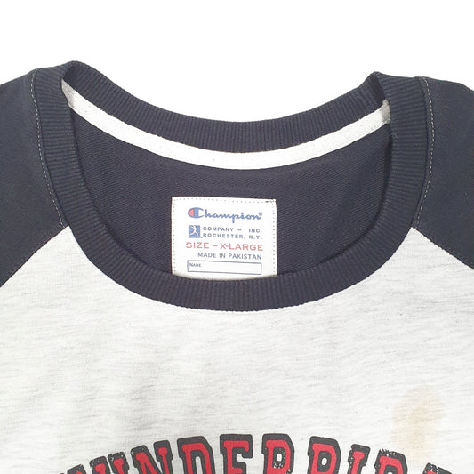 Womens Grey Champion Thunderbirds Utah University USA Crewneck Jumper