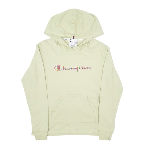 Womens Green Champion Hoodie Jumper
