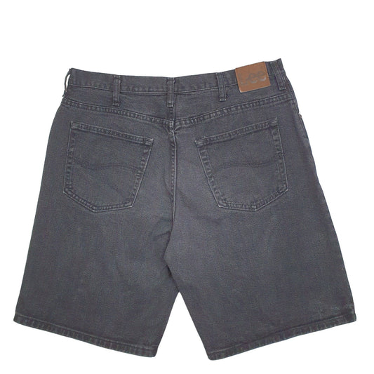 Mens Black Lee Denim Shorts