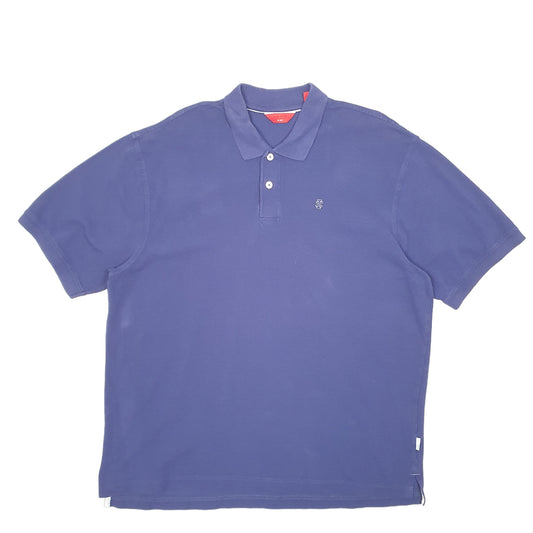 Mens Navy Izod Short Sleeve Polo Shirt