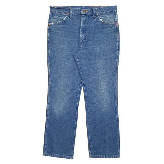 Mens Blue Wrangler Regular JeansW33 L30