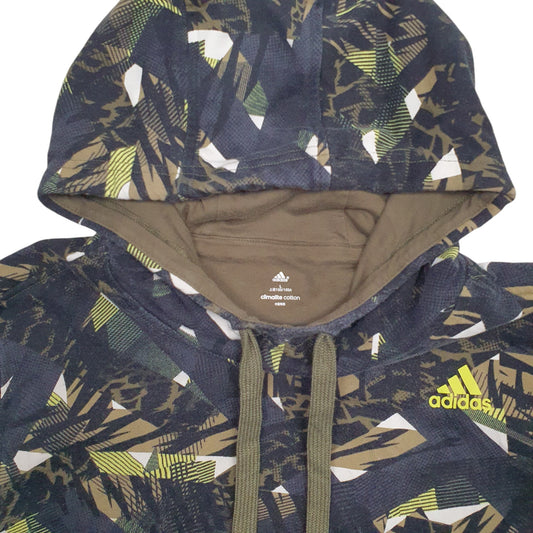 Mens Black Adidas Climalite Hoodie Jumper