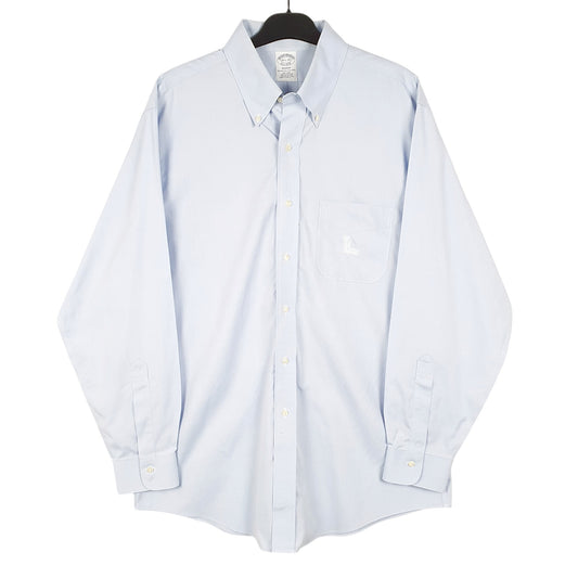 Mens Blue Brooks Brothers Regent Long Sleeve Shirt