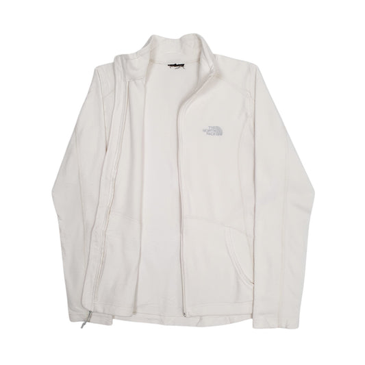 Womens White The North Face Full Zip Jumper