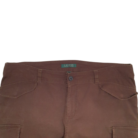 Womens Brown Polo Ralph Lauren Cargo Trousers