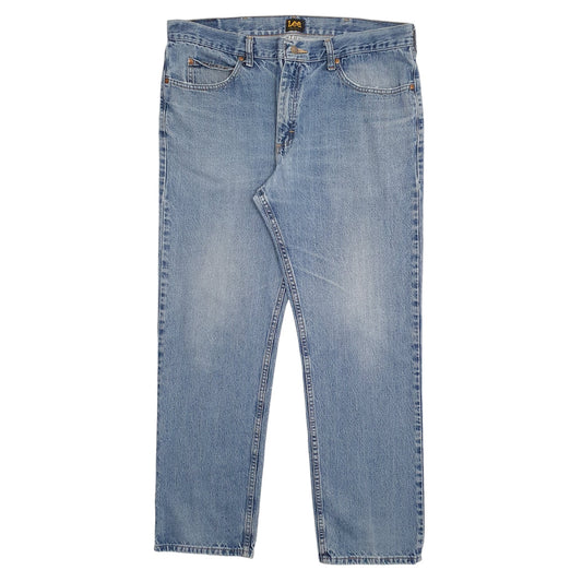 Mens Blue Lee Regular JeansW38 L32