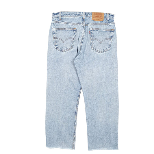 Mens Blue Levis Vintage 90s Made In USA 505 JeansW34 L27