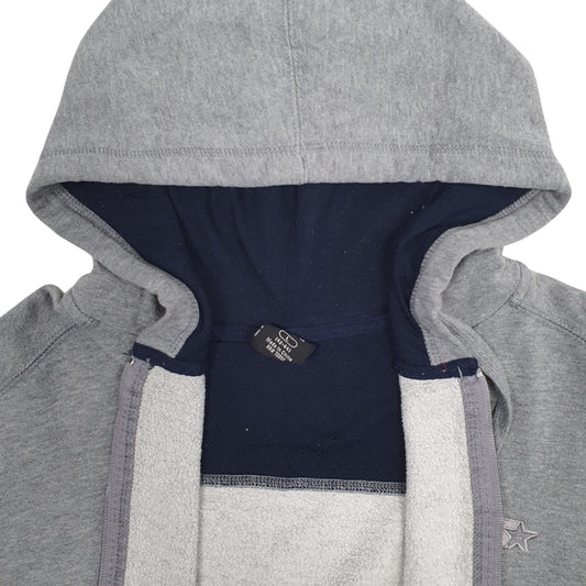 Mens Grey Starter Full Zip Jumper