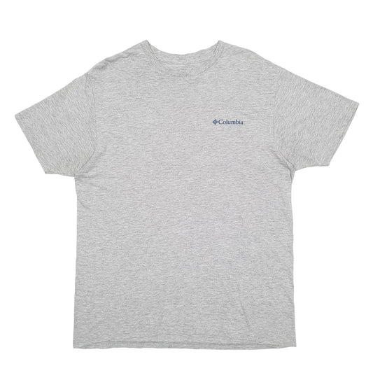 Mens Grey Columbia Sportswear Short Sleeve T Shirt