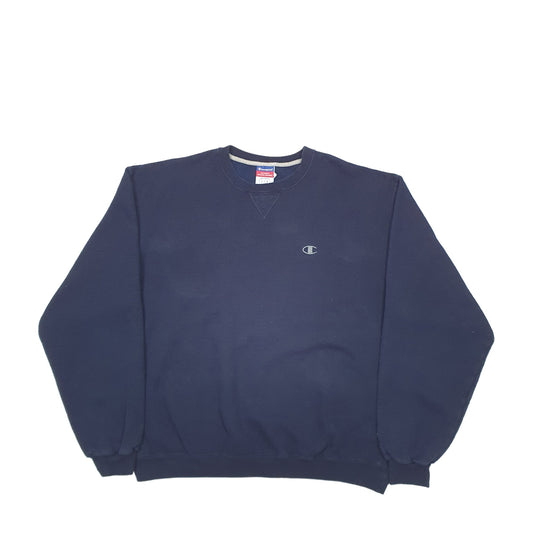 Mens Navy Champion Crewneck Jumper