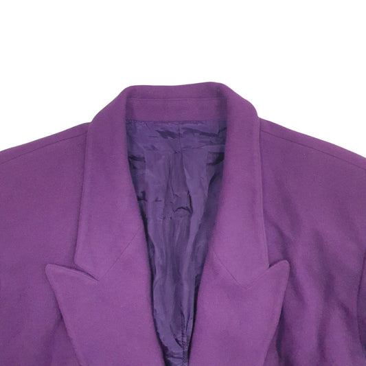 Womens Purple Burberry Coat