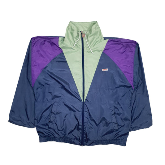 Mens Blue Shiwi Vintage Hoodie Coat