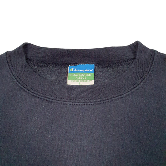 Mens Navy Champion Clemson College USA Spellout Crewneck Jumper