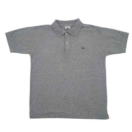 Mens Grey Lacoste Short Sleeve Polo Shirt