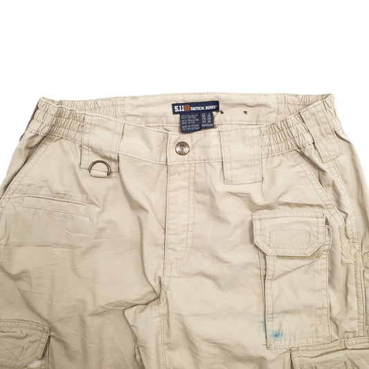 Womens Beige 5.11 Tactical Cargo Trousers